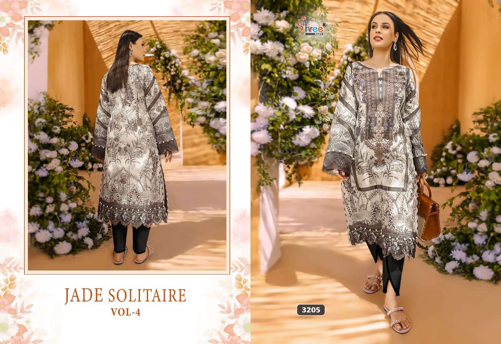 jade solitaire vol-4 3201-3207 series by shree fabs printed pakistani salwar kameez wholesale price 