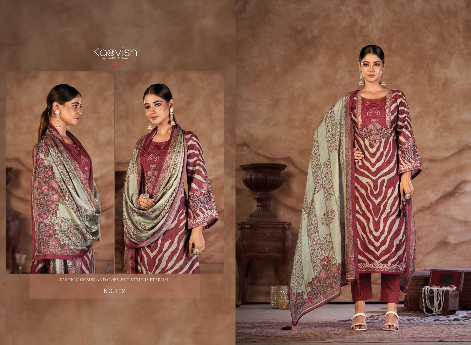 kaavisha elaaf 111-114 series designer weddinf wear pakistani salwar kameez wholesaler surat