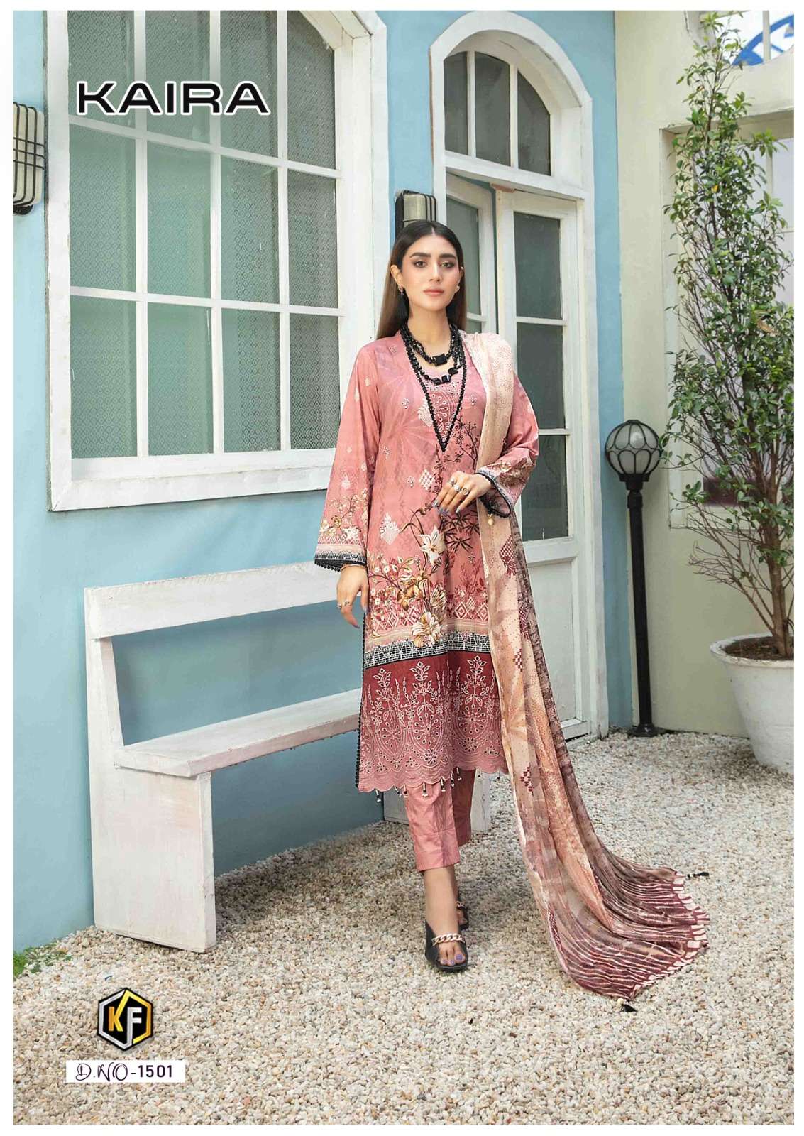 keval fab kaira vol-15 1501-1506 series designer fancy party wear salwar kameez set wholesaler surat