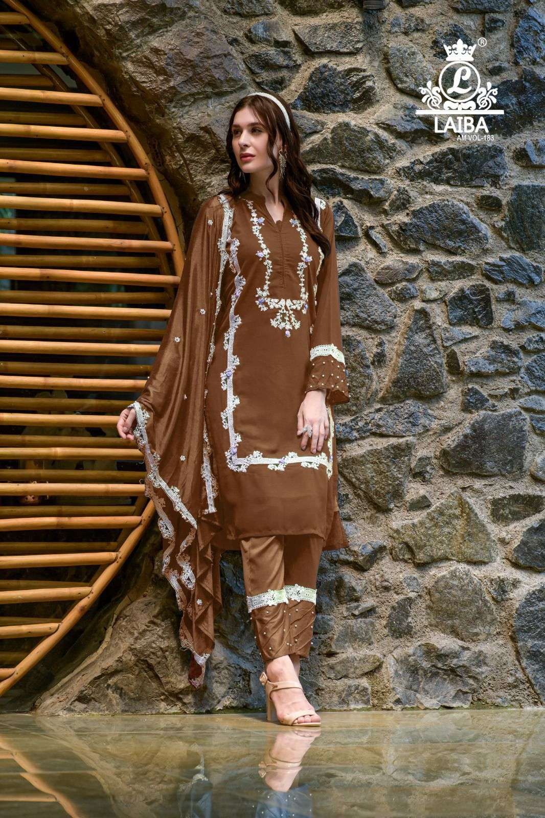 laiba am 183 pure georgette designer pakistani readymade salwar kameez wholesale price surat