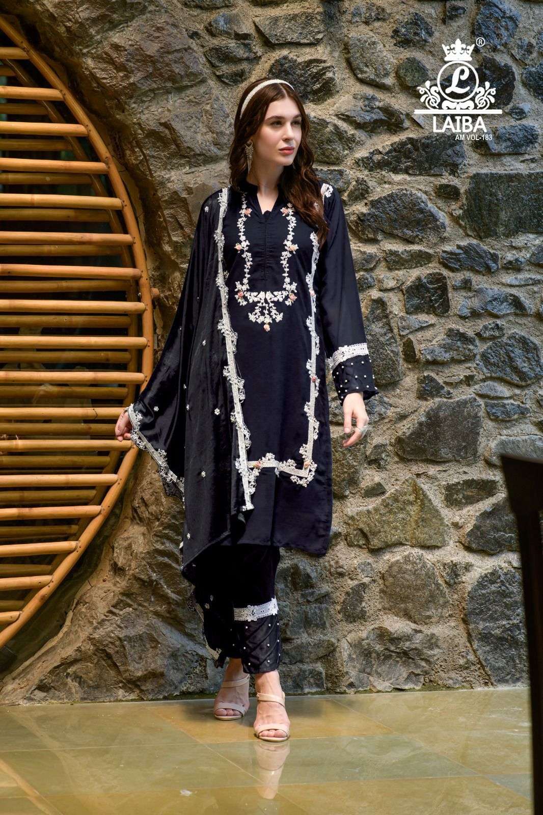 laiba am 183 pure georgette designer pakistani readymade salwar kameez wholesale price surat