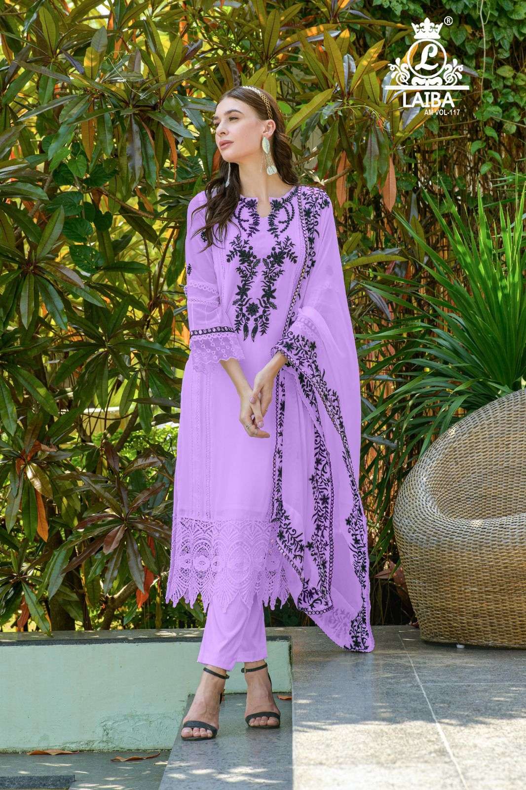 laiba am vol-117 designer partywear readymade salwar kameez wholesaler surat gujarat