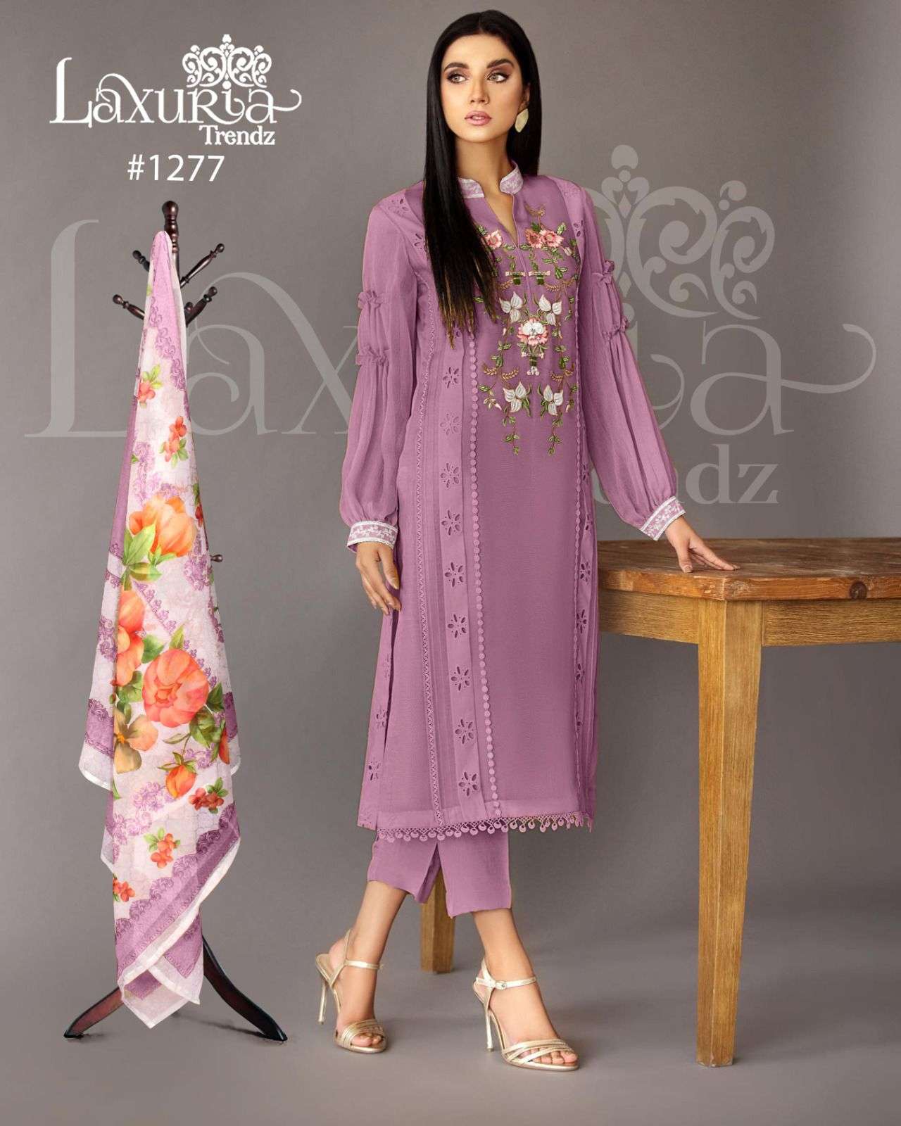 laxuria 1277 colour series designer readymade pakistani salwar suit wholesaler surat