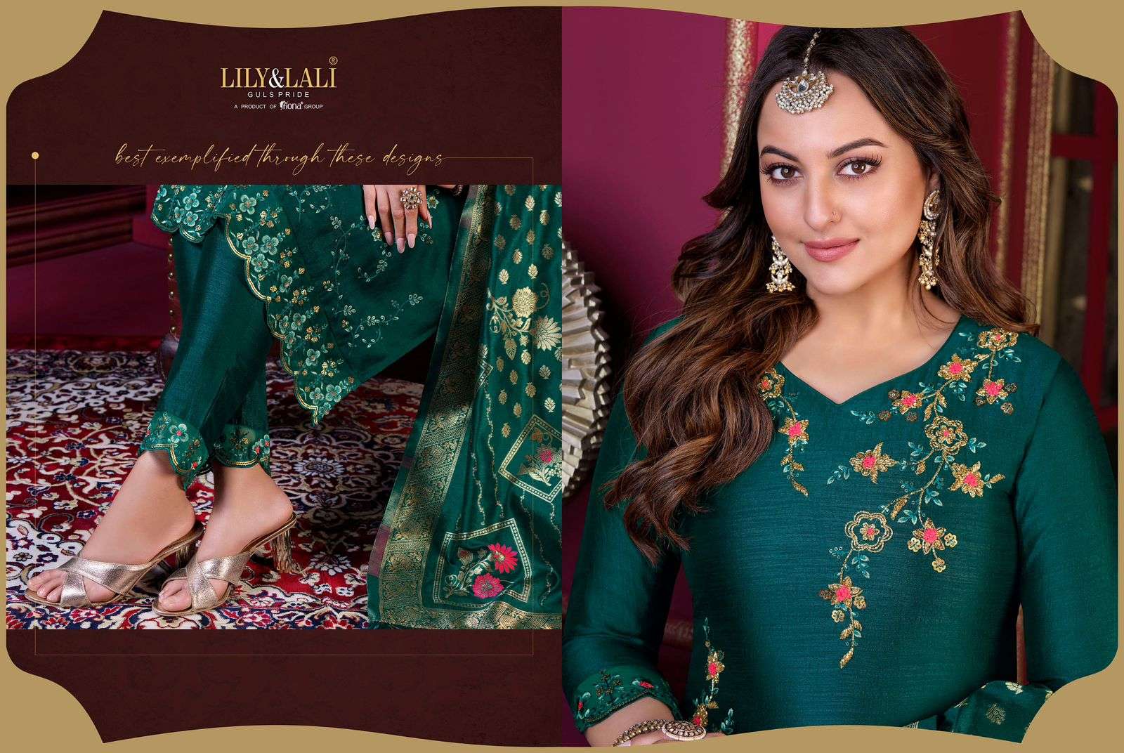 majestic modish by lily&lali 12601-12608 series party wear readymade collection wholesale price 