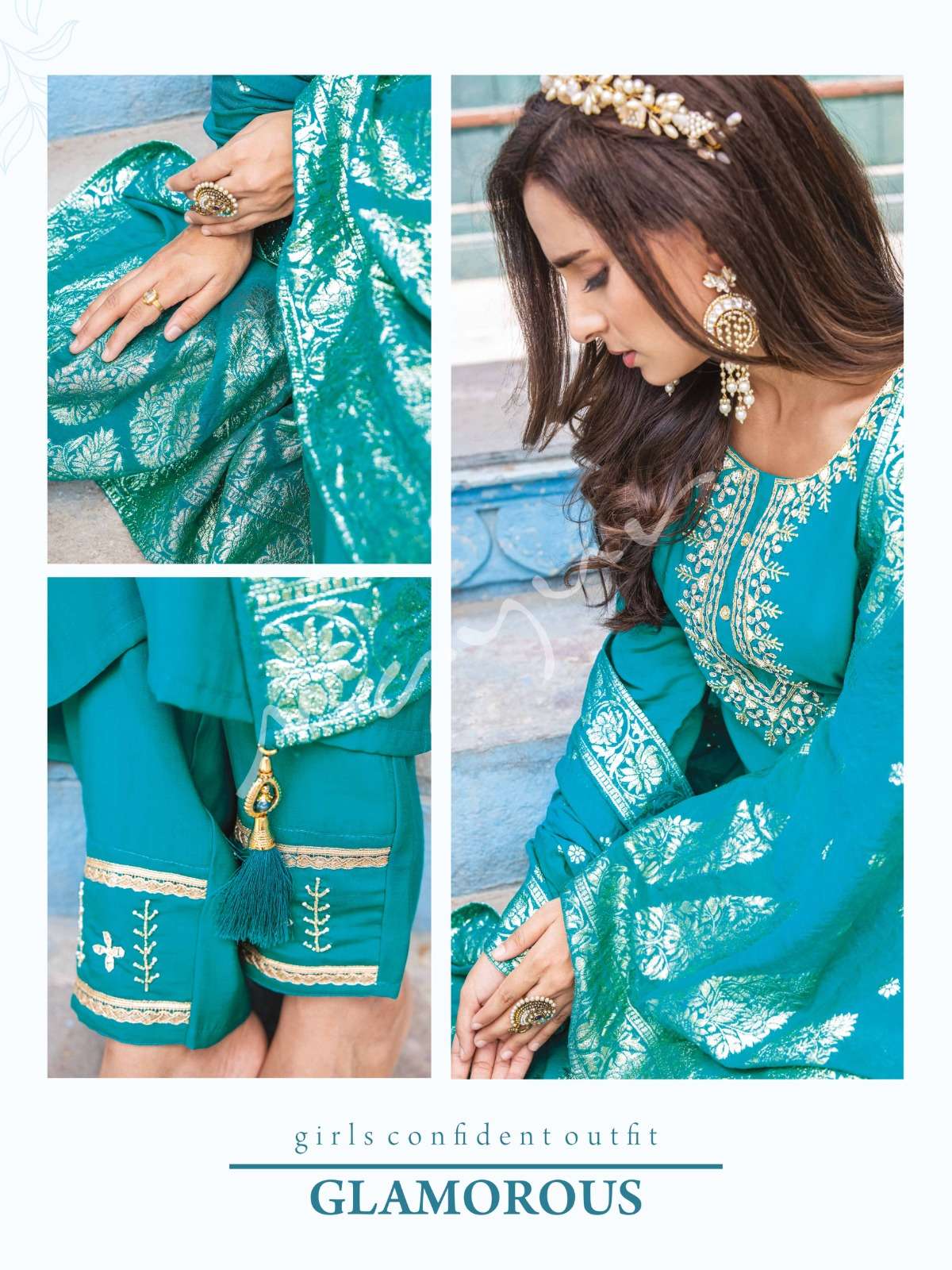 mayur sabhyata vol-3 301-306 series designer wedding wear kurti set wholesaler surat gujarat