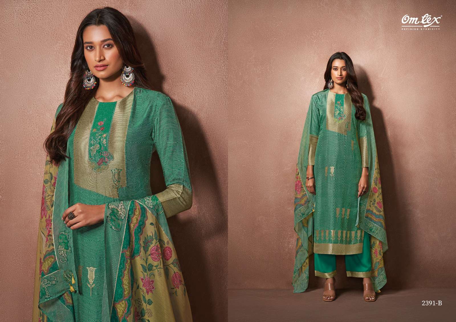 omtex anukriti 2391 colour series designer wedding pakistani salwar kameez wholesaler surat gujarat