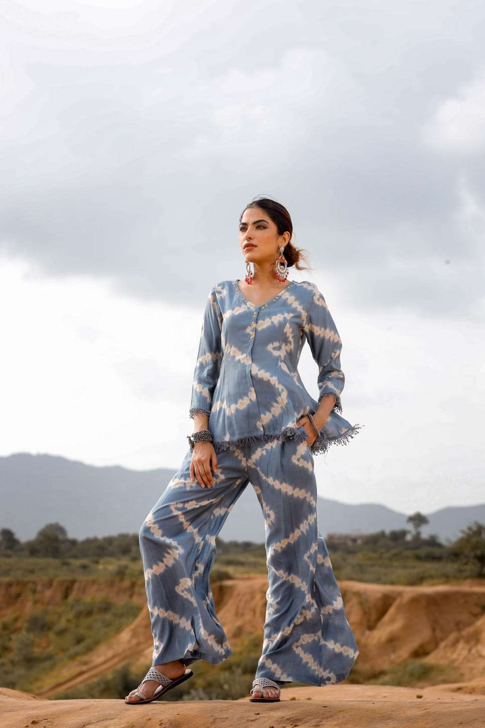 pratham fashion cord set series by designer western type co ord set wholesaler surat