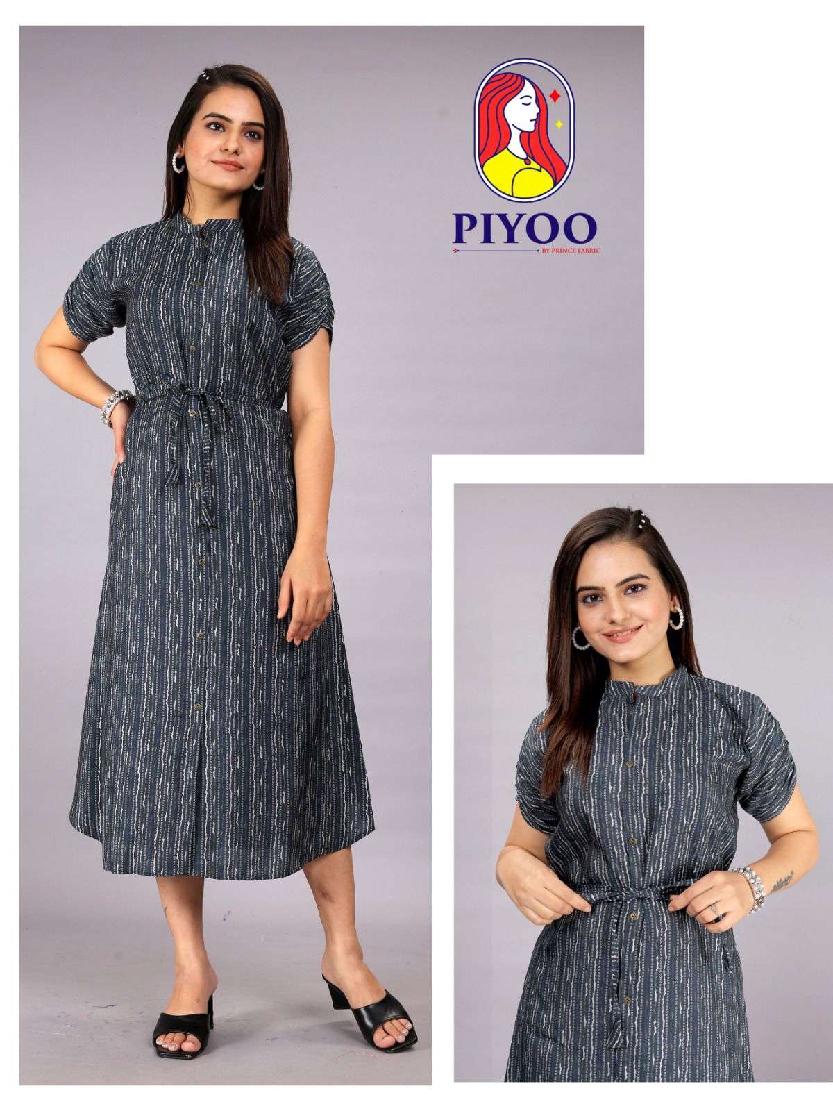 pratham fashion piyoo designer fancy short kurti wholesaler surat gujarat