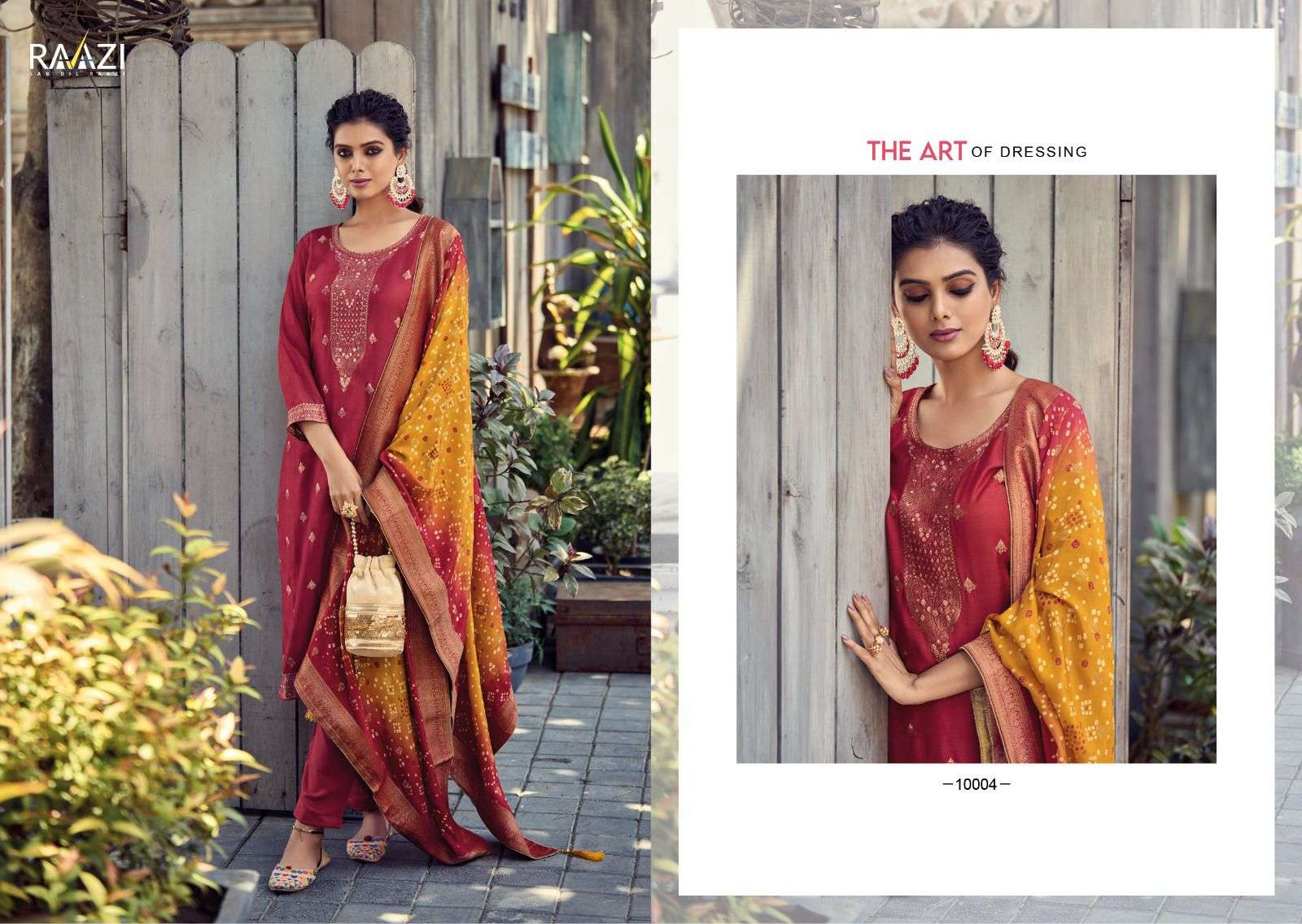 rama nooreh 10001-10006 series designer wedding wear salwar kameez wholesaler surat gujarat