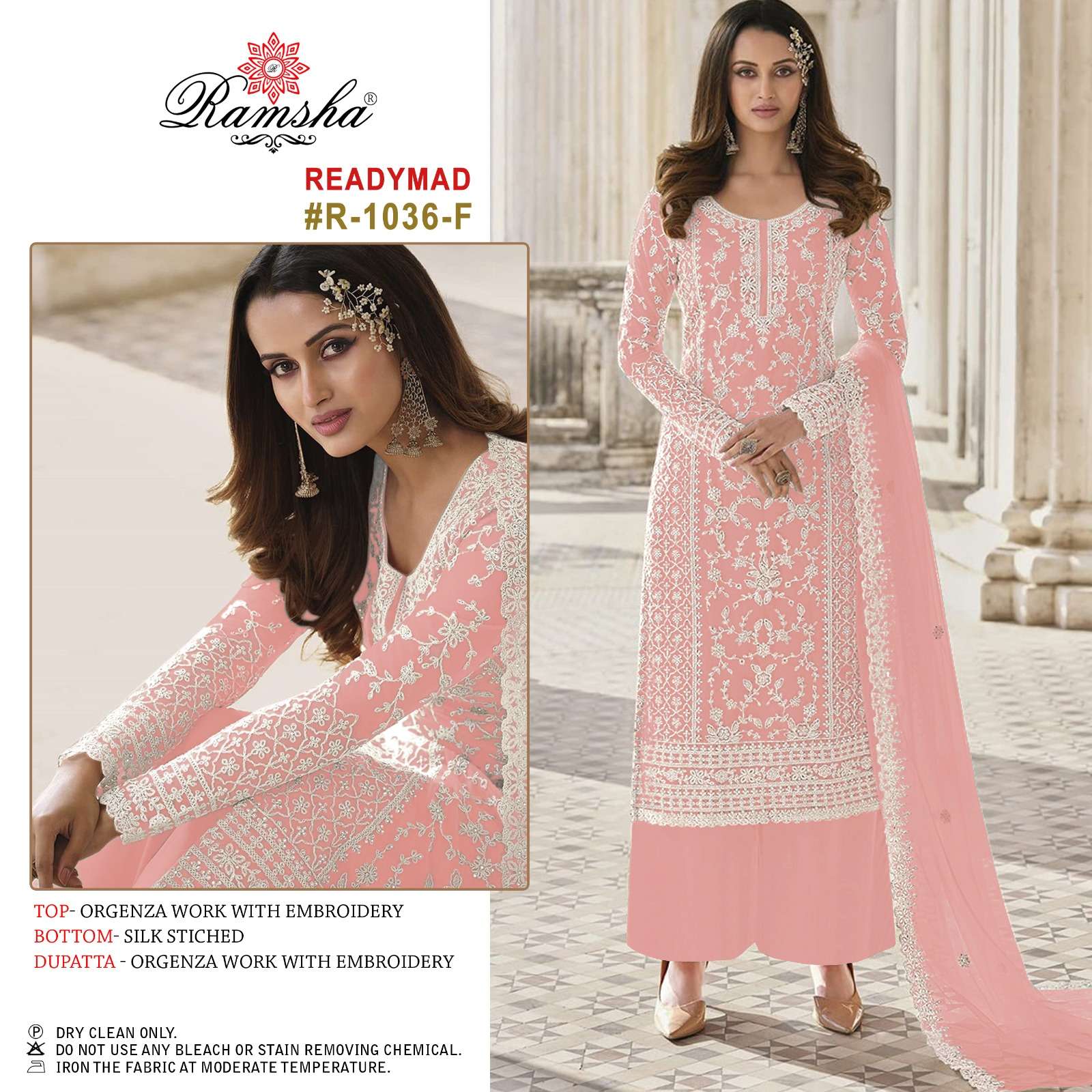 ramsha 1036 colour series designer weeding wear pakistani salwar kameez wholesaler