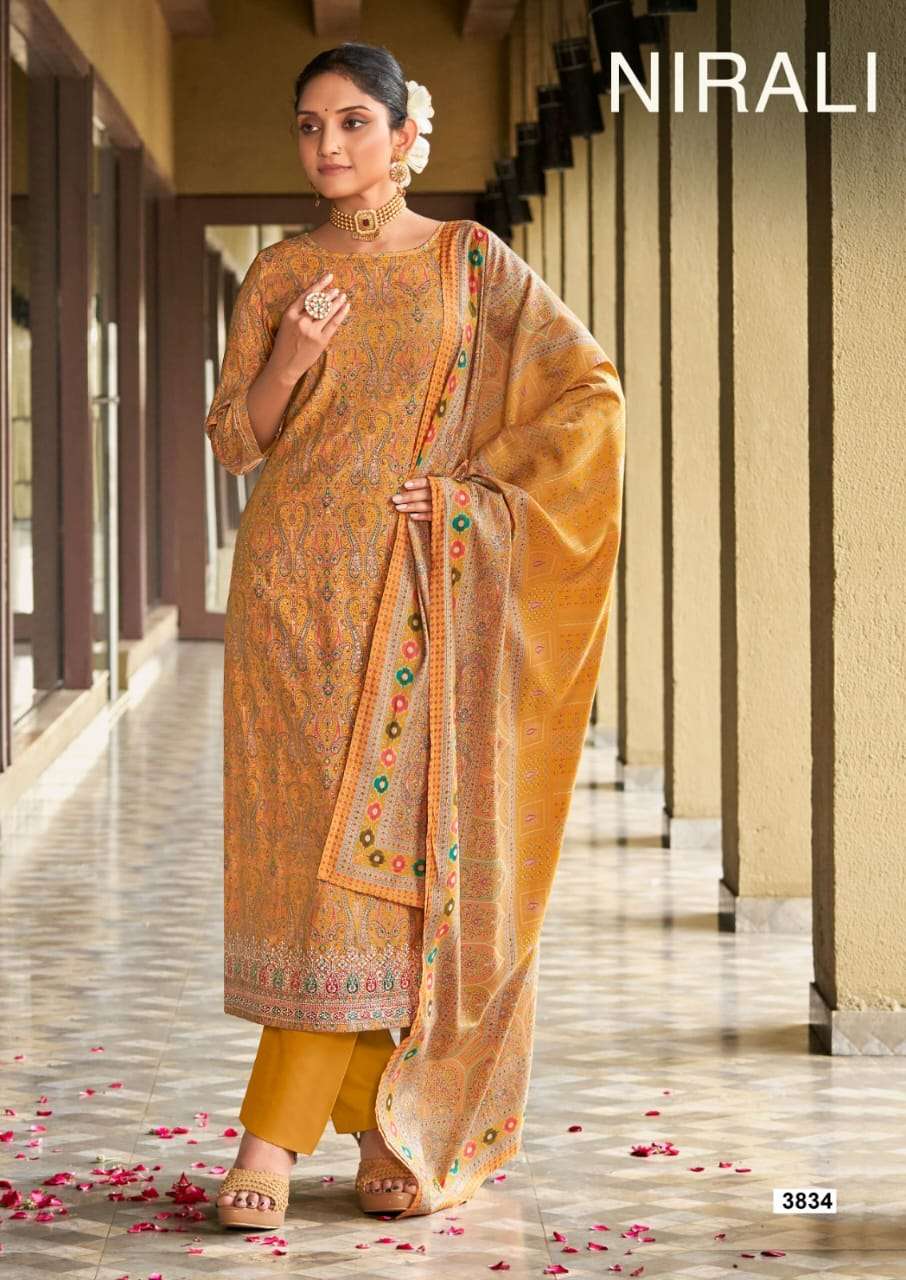 rang nirali 3831-3834 series designer fancy pakistani salwar kameez wholesaler surat