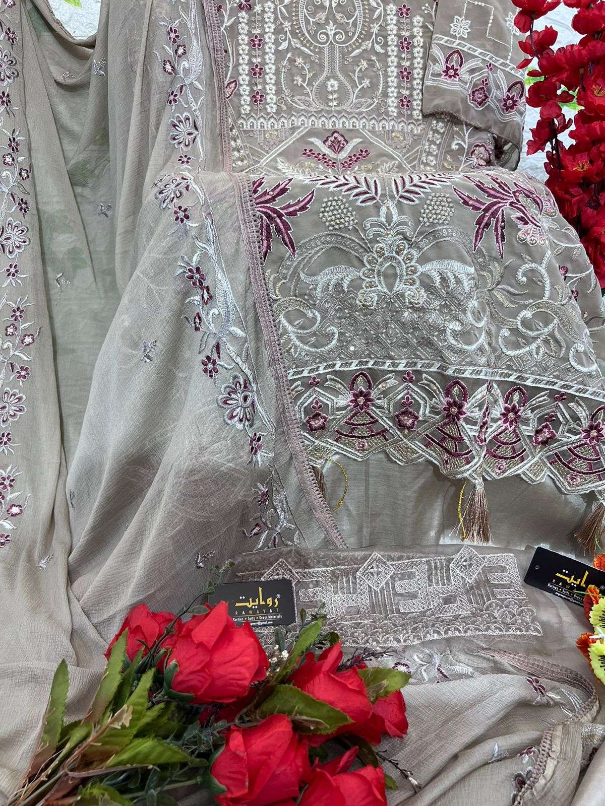 rawayat ramsha vol-25 designer wedding pakistani salwar kameez wholesaler surat gujarat