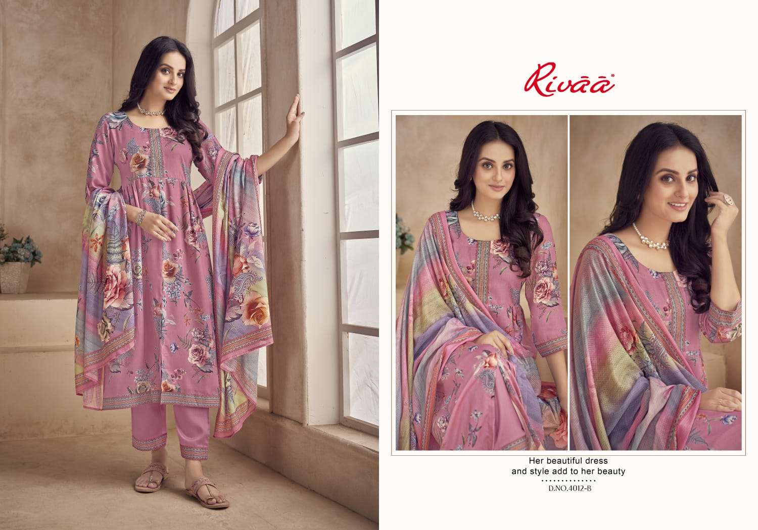 rivaa priniti 4009-4012 colour series designer fancy salwar kameez wholesale price surat