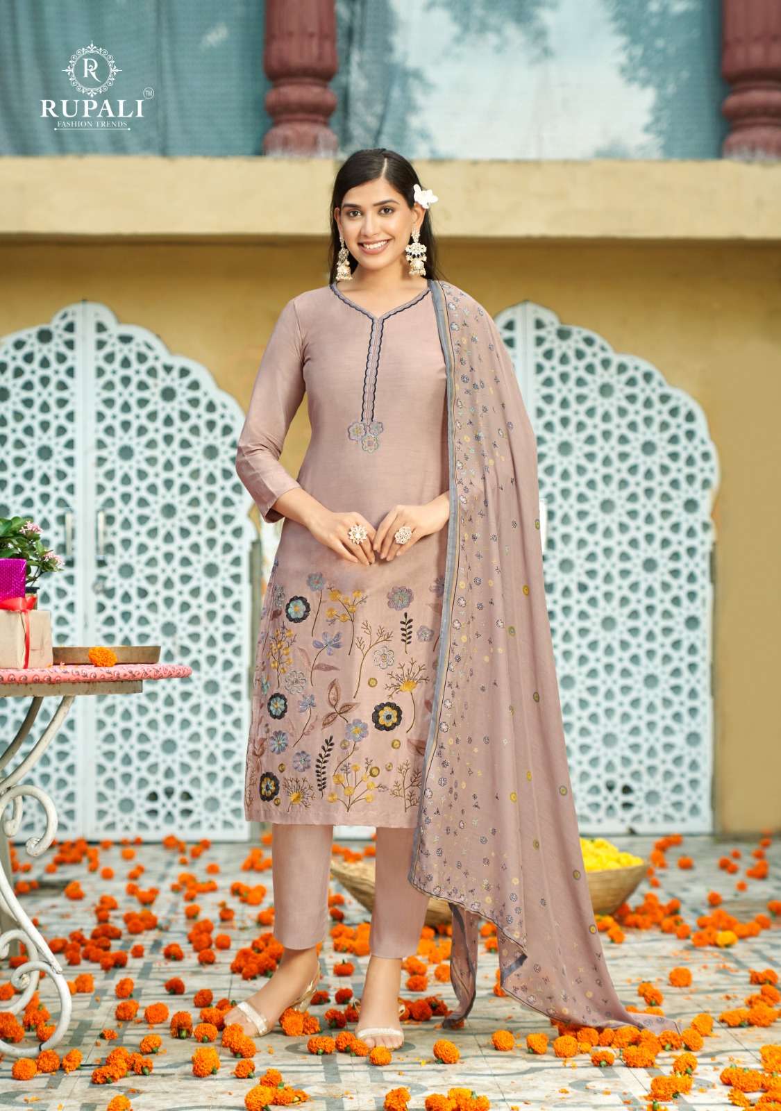 rupali tyohaar 9901-9906 series designer wedding wear salwar kameez wholesaler surat gujarat