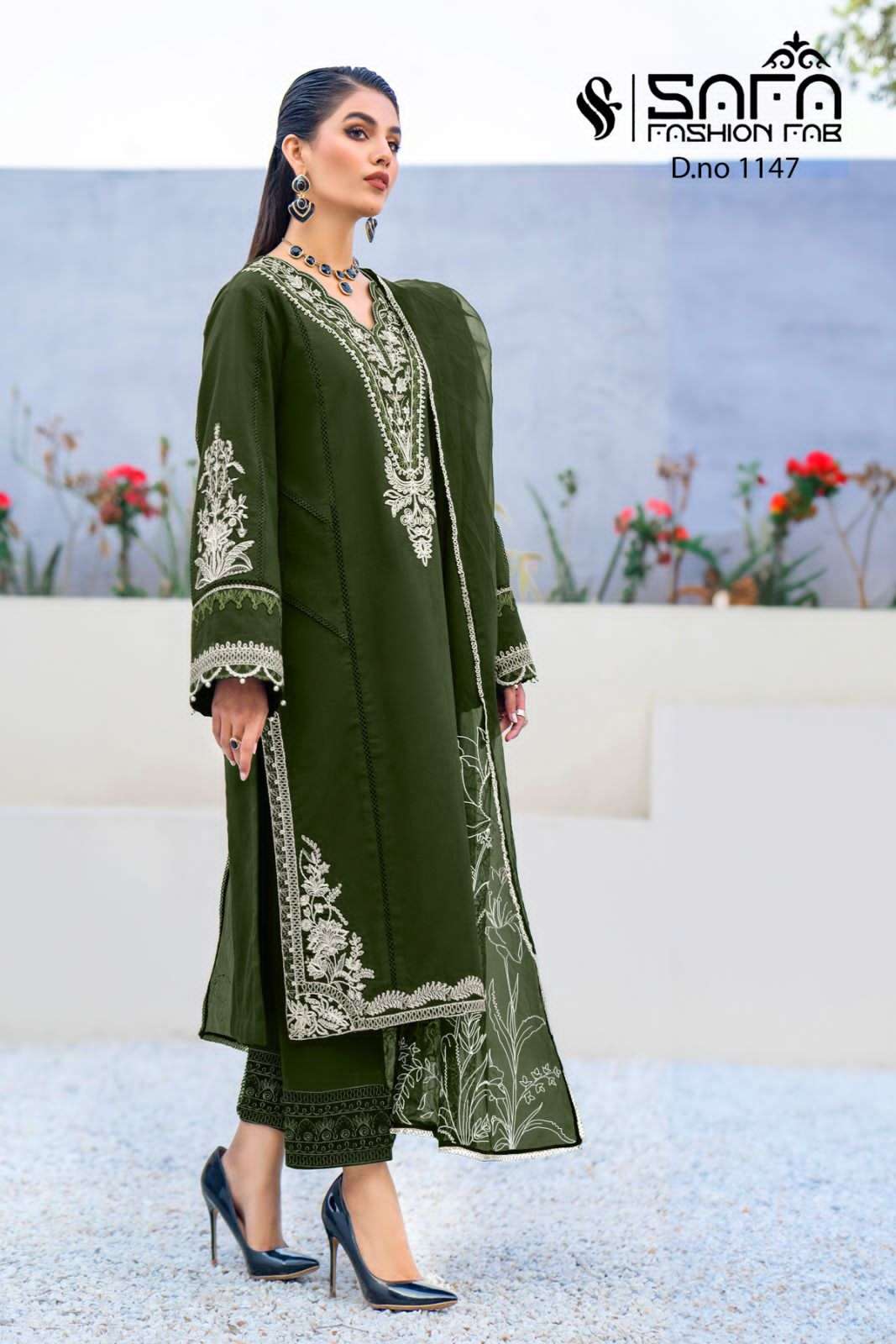 safa 1147 colour series designer pakistani readymade salwar kameez wholesaler surat gujarat