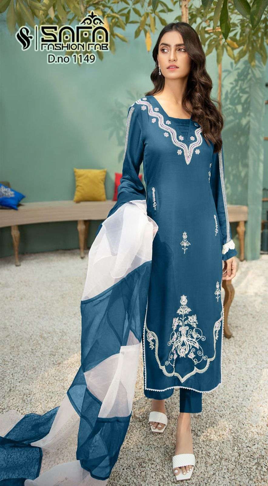 safa luxury pret formal wear collection 1149 colour series ready to wear pakistani style salwar kameez wholesaler