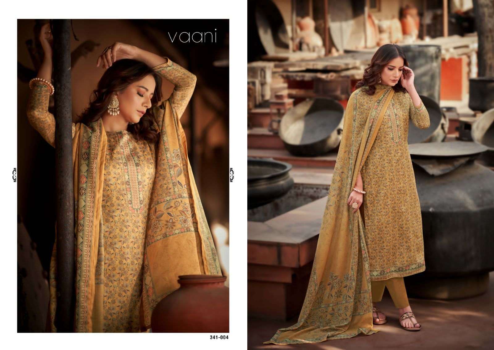 sargam vaani 341-001-006 series designer wedding wear pakistani salwar kameez wholesaler surat