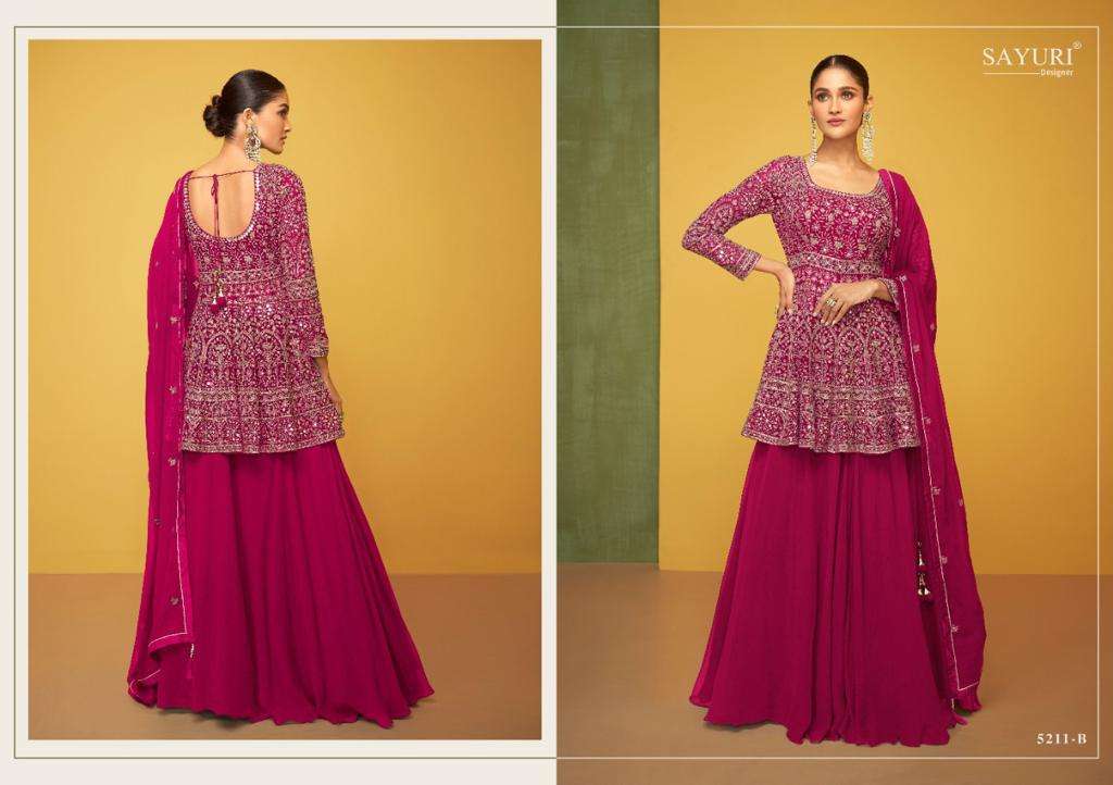 sayuri petals gold 5211 colour series designer ethnic wear salwar kameez wholesaler surat gujarat