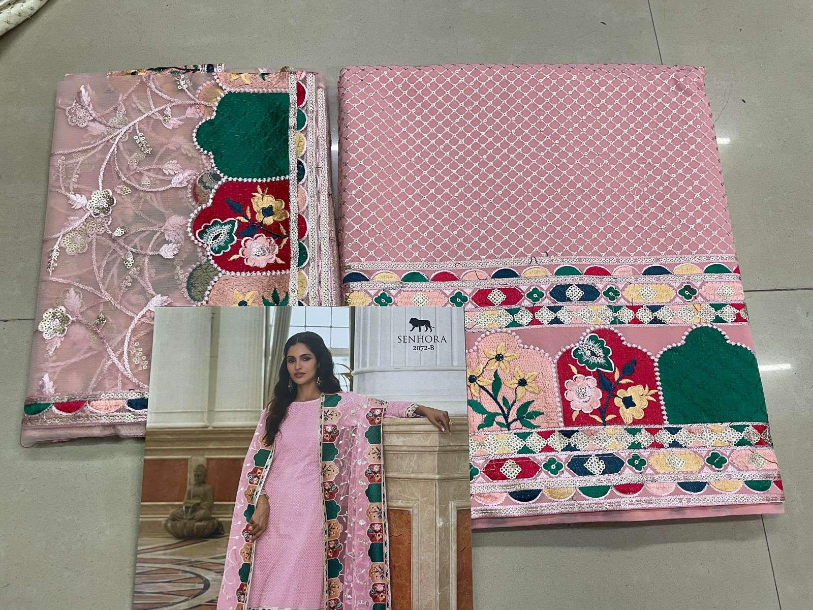senhora syeda 2072 color series designer straight cut salwar kameez wholesaler surat gujarat