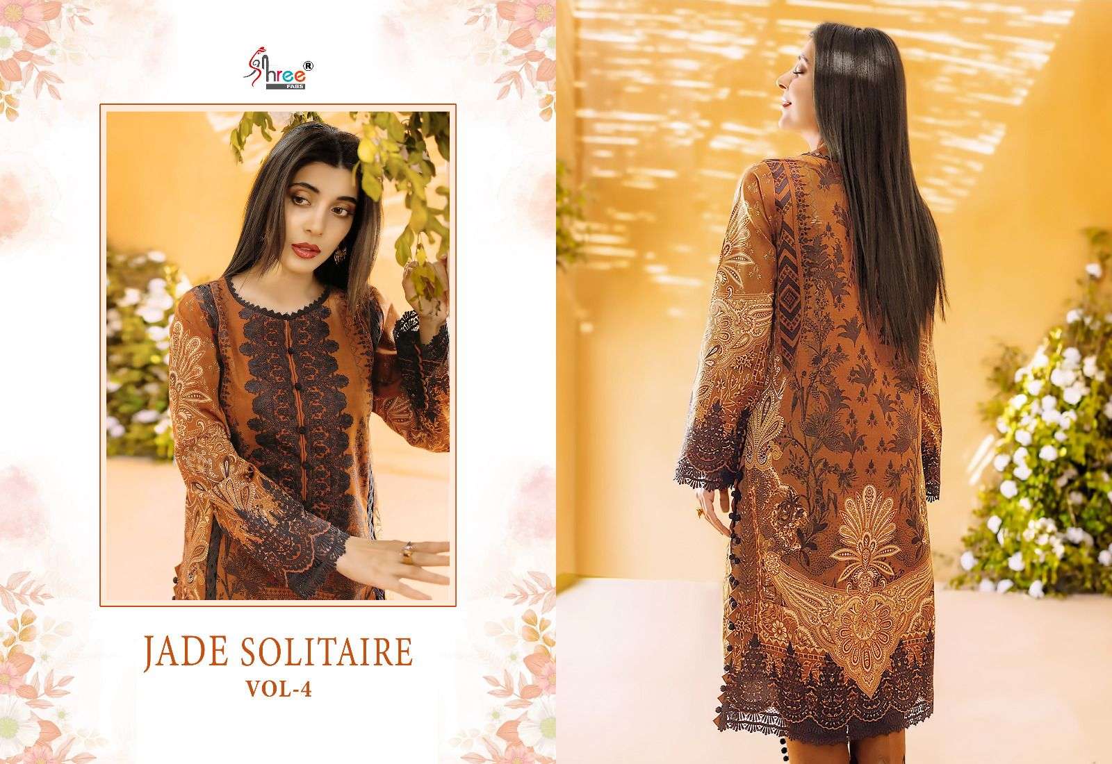 Shree Fabs Jade Solitaire Vol-4 3201-3207 Series cotton Printed Pakistani Salwar Kameez Wholesale Price