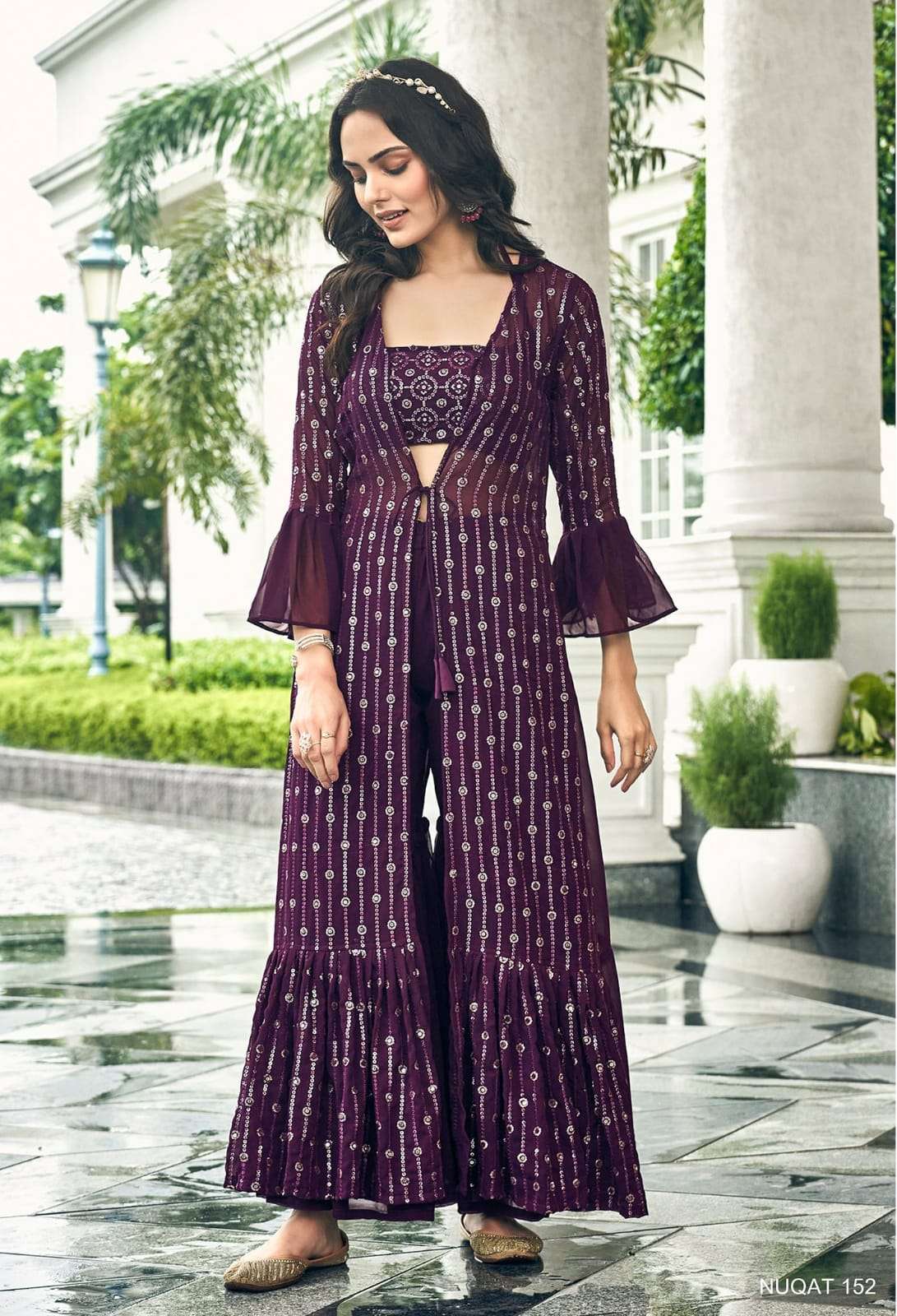 shreematee nuqat 149-152 series designer wedding wear outfit wholesaler surat gujarat