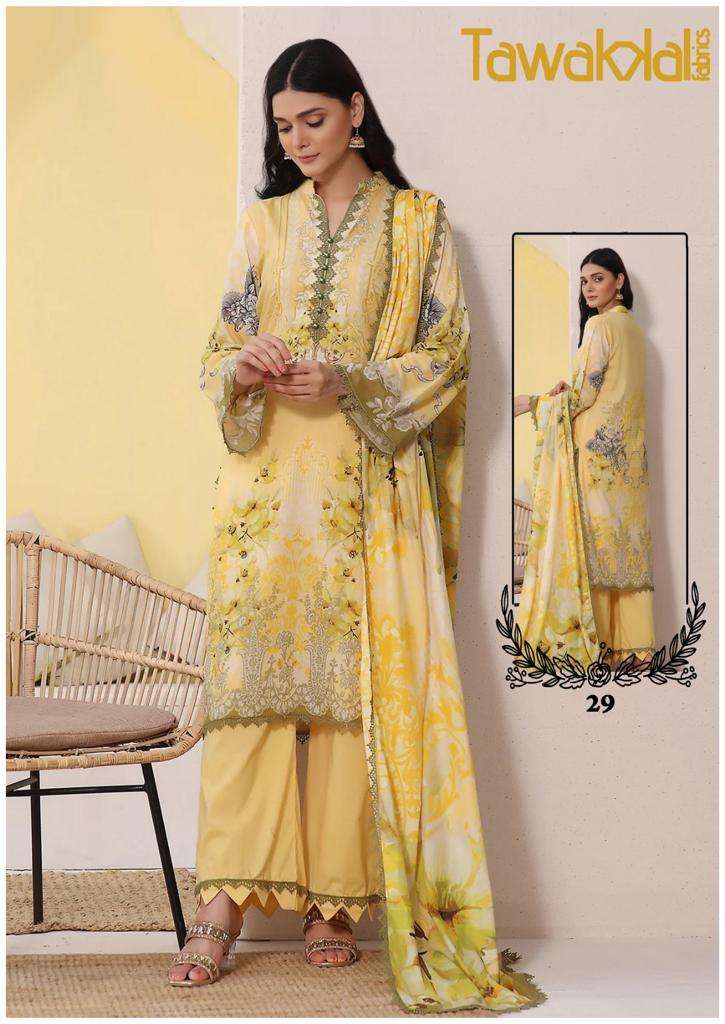 tawakkal mehroz luxury cotton collection vol-3 21-30 series designer pakistani salwar kameez wholesaler surat