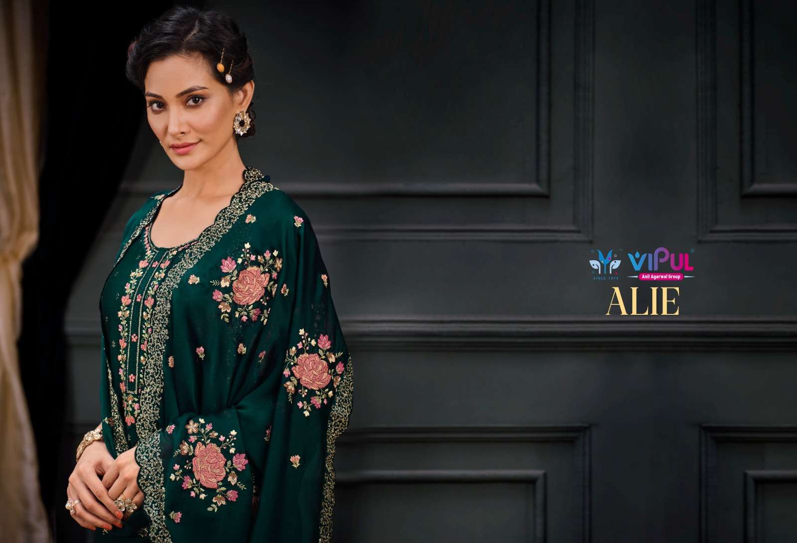vipul alie 5331-5336 series designer wedding wear salwar kameez wholesaler surat gujarat