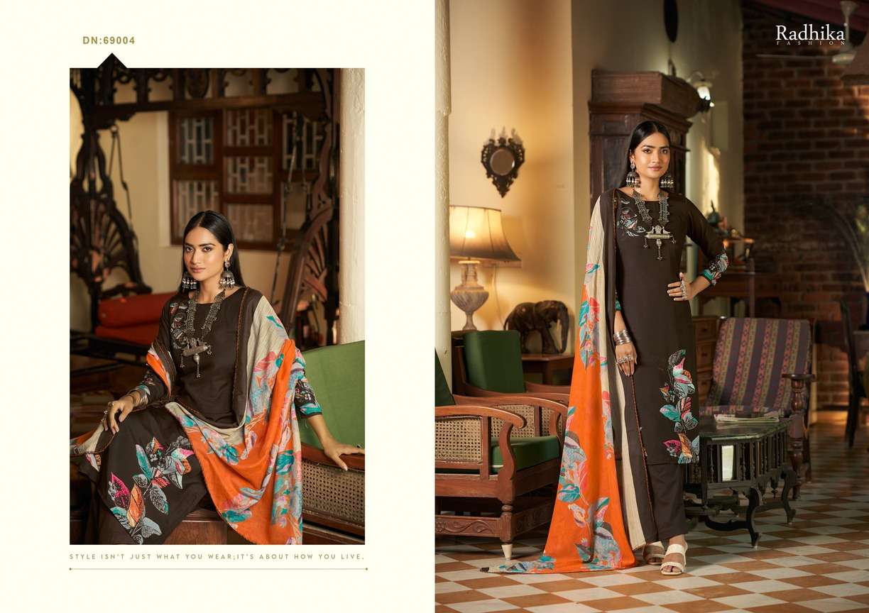 azara kenza-11 69001-69008 series latest designer salwar kameez wholesaler surat gujarat