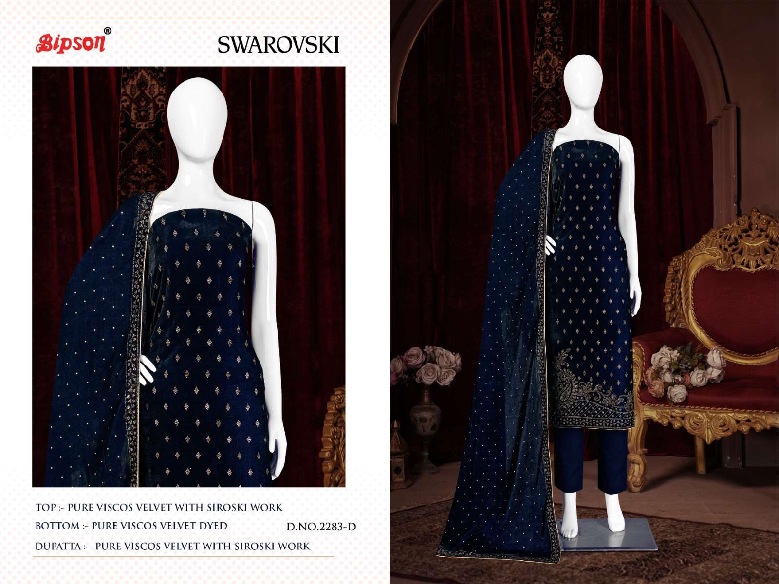 bipson prints swarovski 2283 colour series latest designer pakistani salwar kameez wholesaler surat gujarat