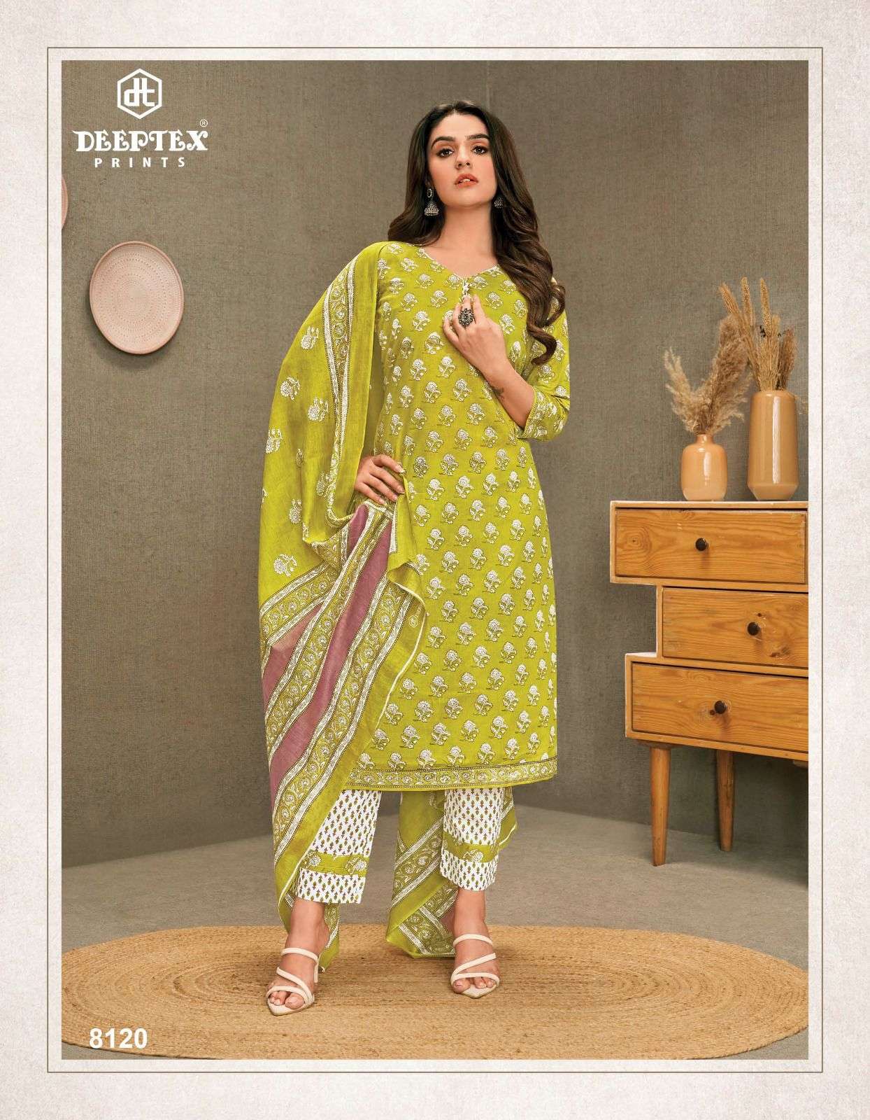 deeptex prints by miss india vol 81 8101-8126 series designer cotton salwar kameez wholesale best price surat 