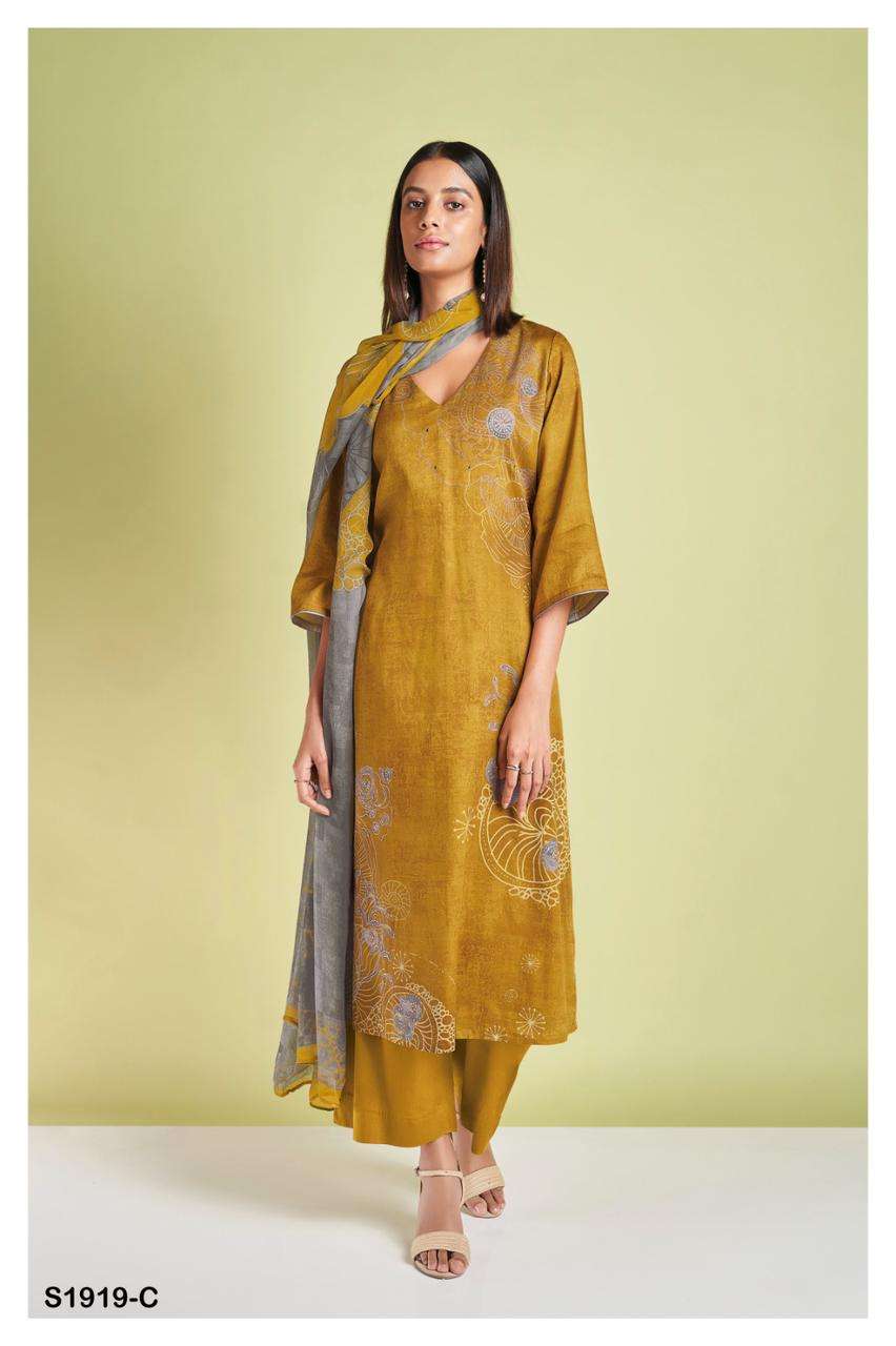 ganga landra 1919 colour series latest designer salwar kameez wholesaler surat gujarat