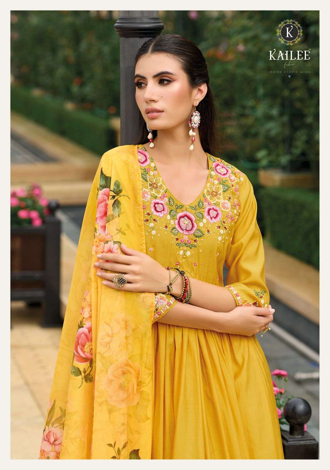 kailee fashion rozani 41251-41255 series designer latest kurti set wholesaler surat gujarat