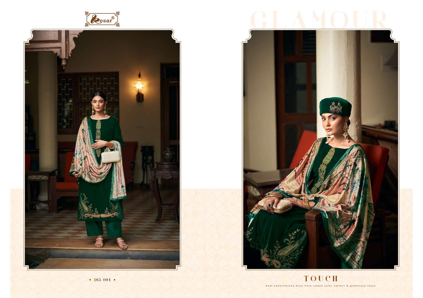 kesar meenakari 185-001-006 series latest designer salwar kameez wholesaler surat gujarat