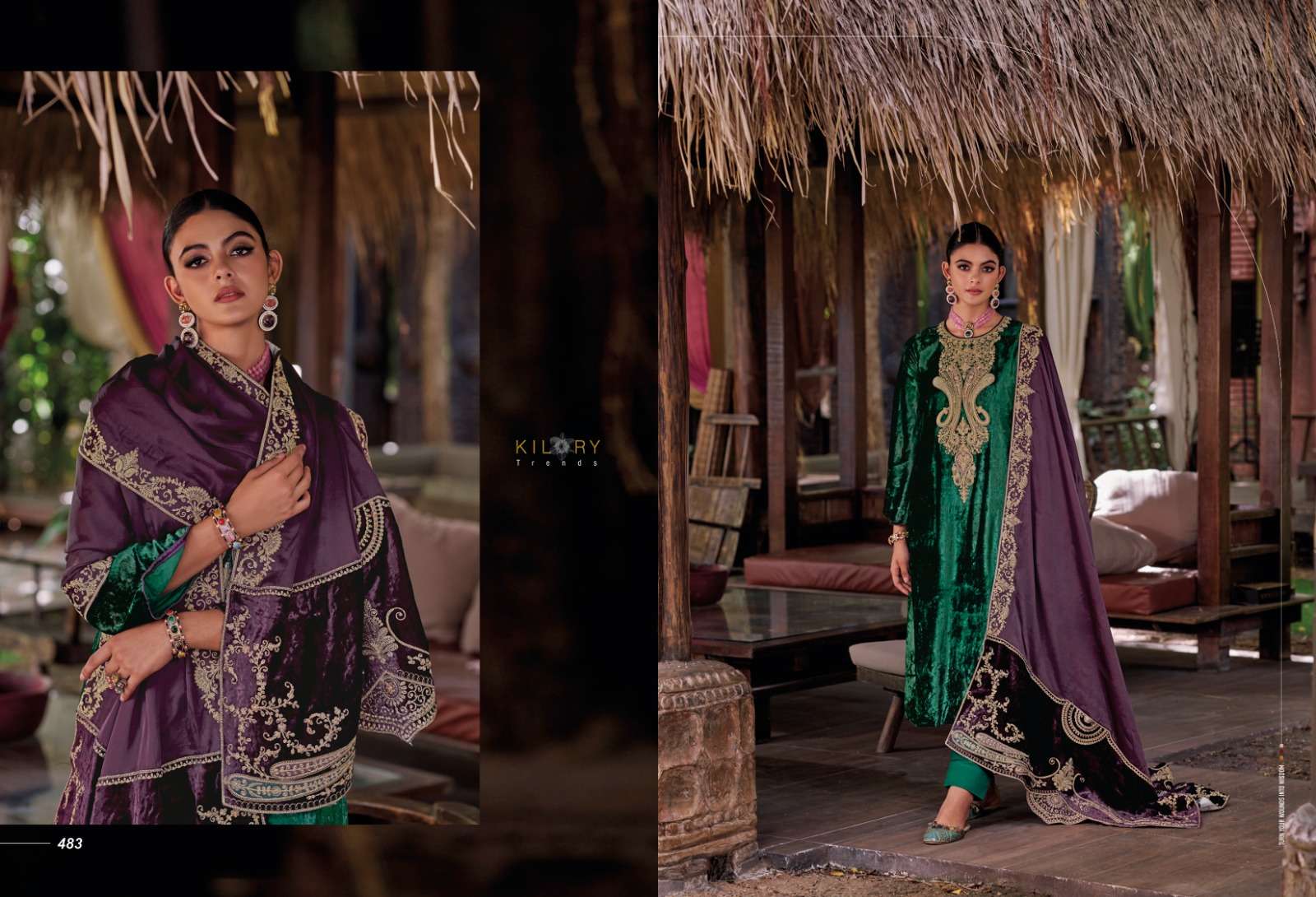 kilory trends velvet queen 481-486 series latest salwar kameez wholesaler surat gujarat