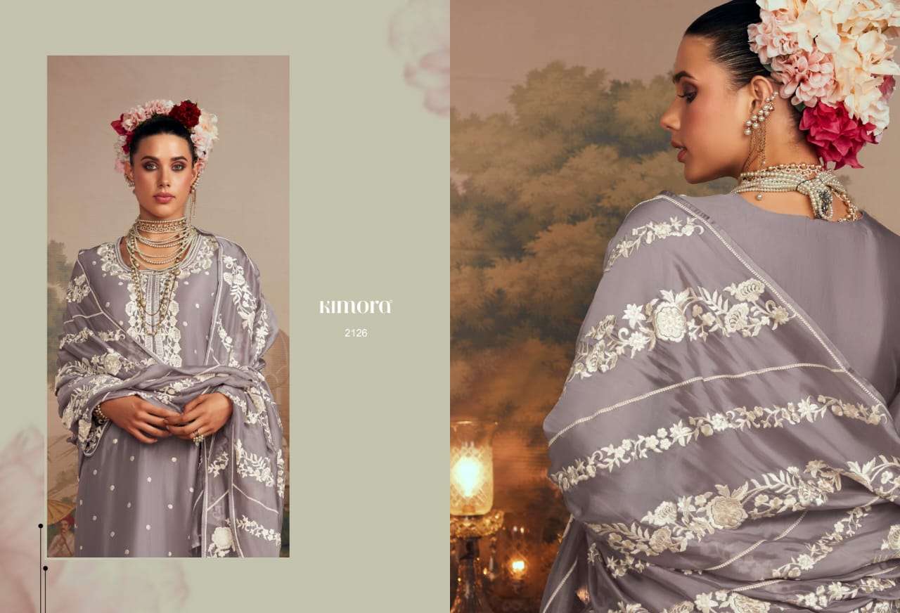 kimora rosalba 2121-2128 series latest designer salwar kameez wholesaler surat gujarat