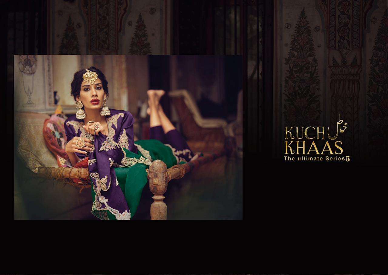 kuch khaas vol-5 1051-1058 series designer pakistani salwar kameez wholesaler surat gujarat