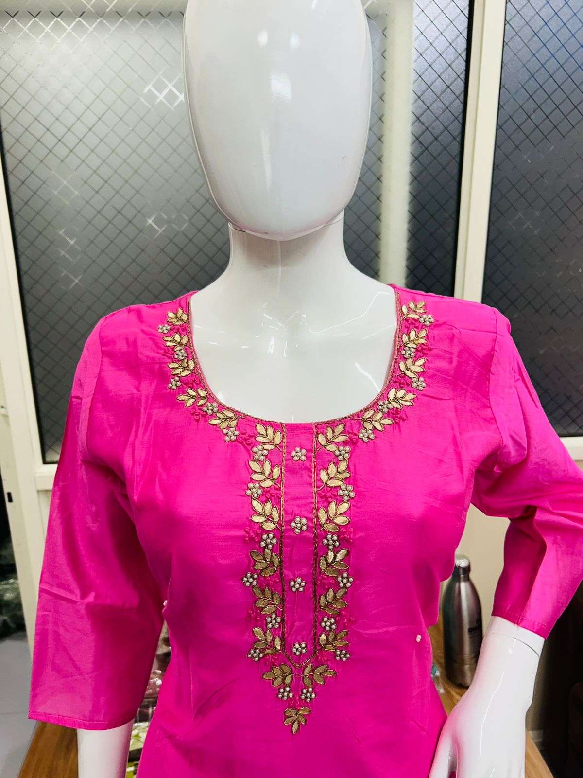 pratham fashion chanderi 3 pc combo designer kurti wholesaler surat gujarat