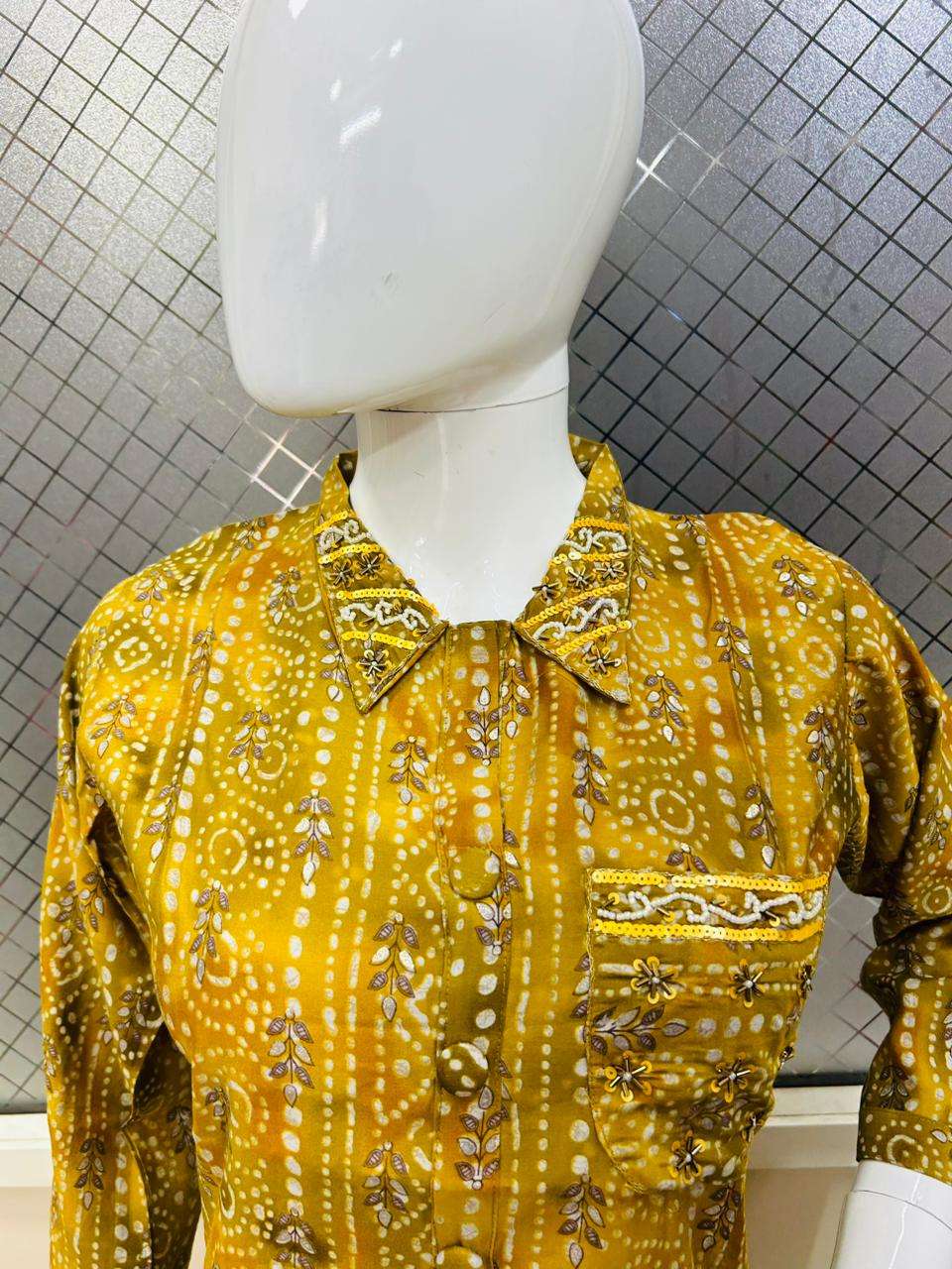 pratham fashion co-ord set with afghani pant designer wholesaler surat gujarat