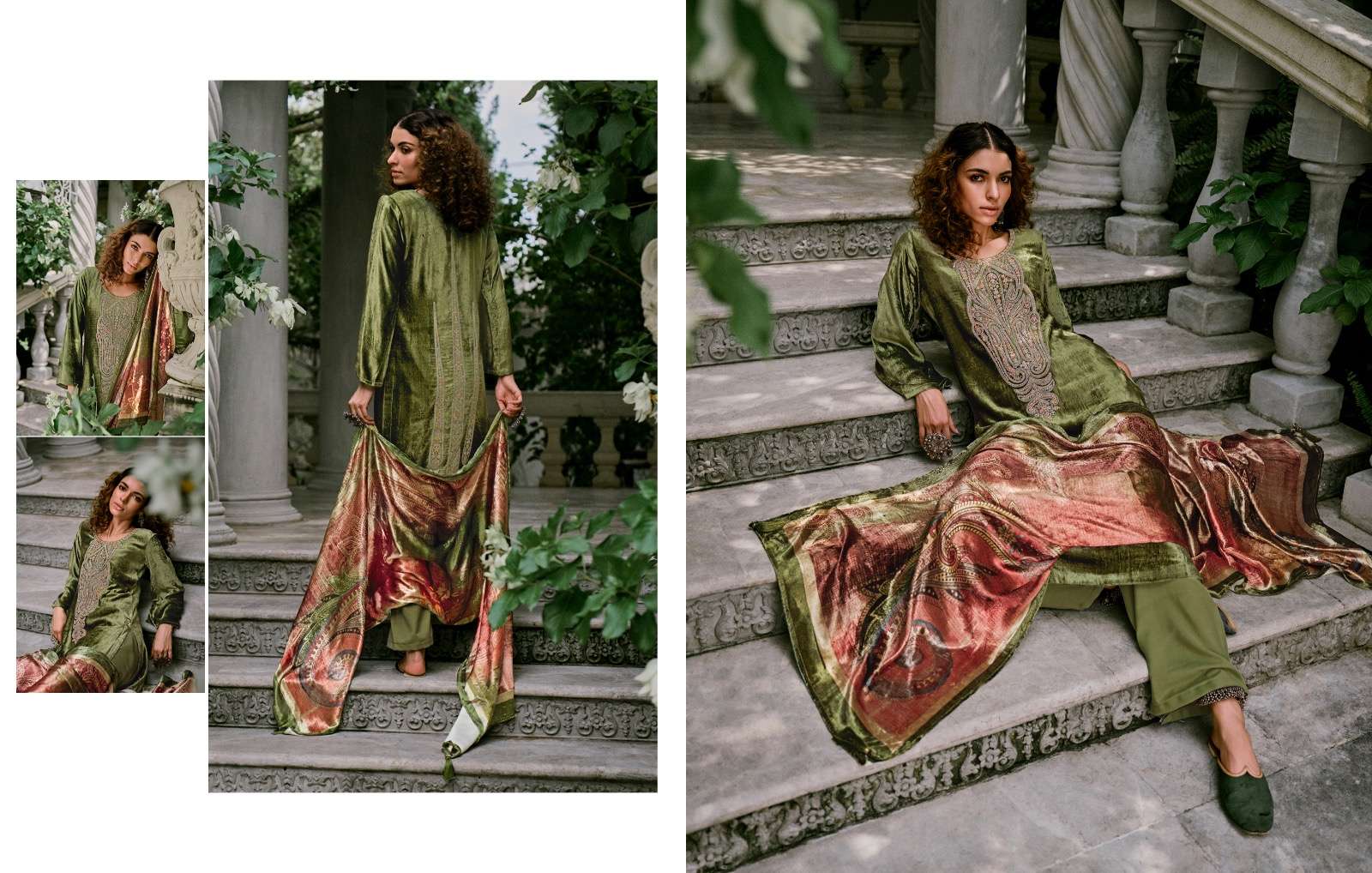 rangati prints ikhtiyar 1001-1007 series latest fancy salwar kameez wholesaler surat gujarat