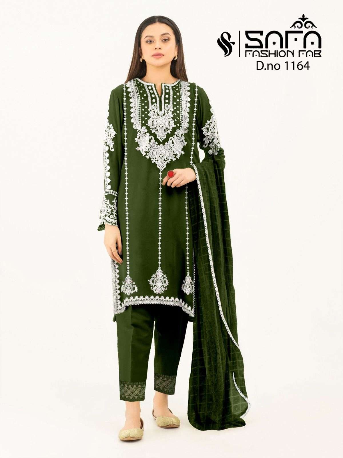 safa fashion hub 1164 colour series latest pakistani readymade salwar kameez wholesaler surat gujarat
