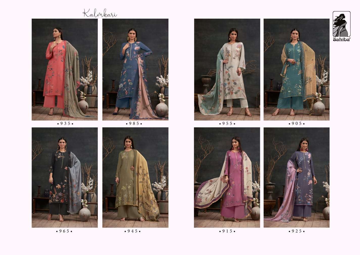 sahiba kalmkari series latest designer pakistani salwar kameez wholesaler surat gujarat