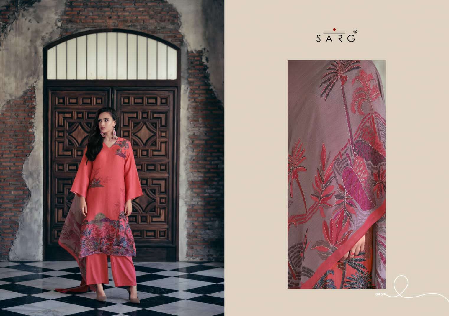 sarg mahenaz designer fancy pakistani salwar kameez wholesaler surat gujarat