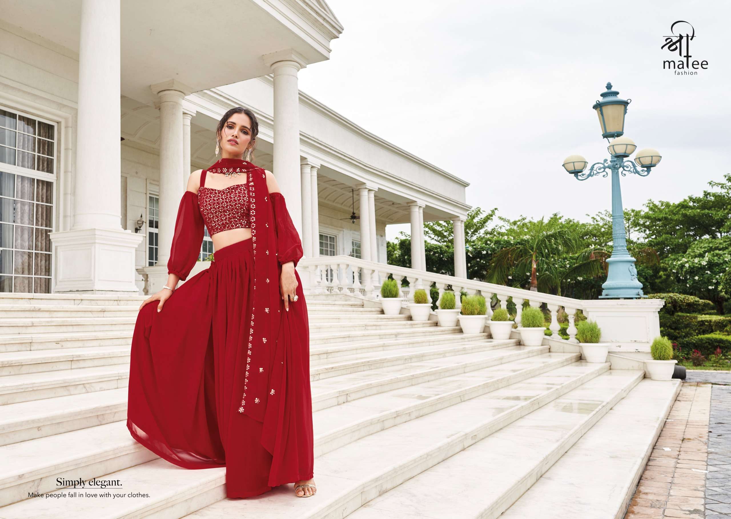 shreematee fashion amisha 153-156 series latest designer fancy lehenga wholesaler surat gujarat
