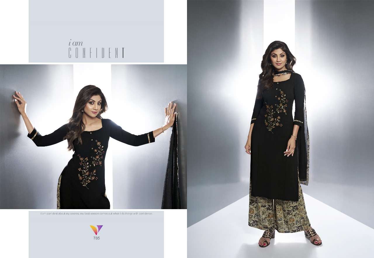 vatsam shilpa vol-7 781-787 series latest designer kurti set wholesaler surat gujarat