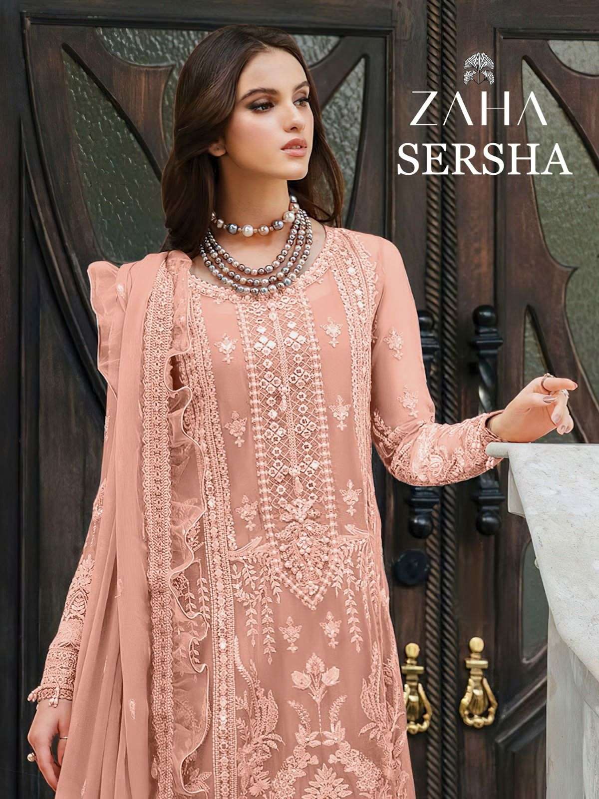zaha sersha vol-1 10196 colour series latest pakistani salwar kameez wholesaler surat gujarat