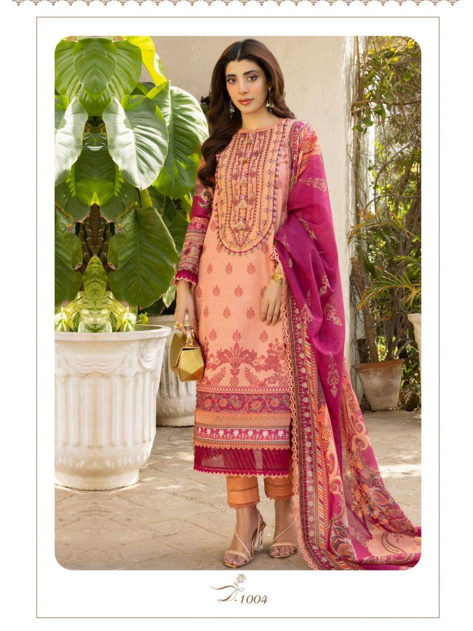 aafiya yashika trends 1001-1006 series latest designer pakistani salwar kameez wholesaler surat gujarat