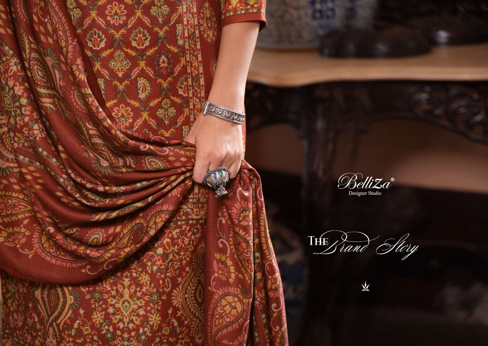 belliza cashmera kaani designer latest pakistani festive wear salwar kameez wholesaler india