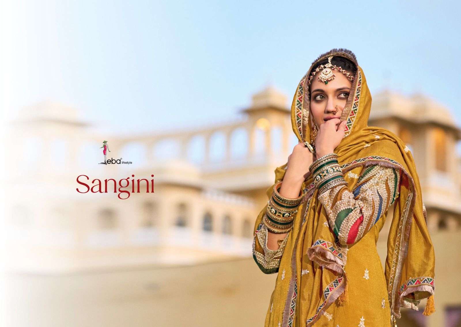 eba lifestyle sangini 1626-1629 series latest designer readymade salwar kameez wholesaler surat gujarat