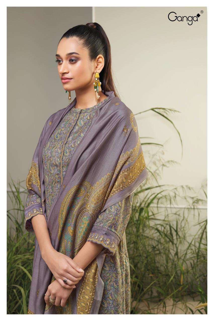 ganga haskell 2018 colour series designer wedding wear salwar kameez wholesaler surat gujarat