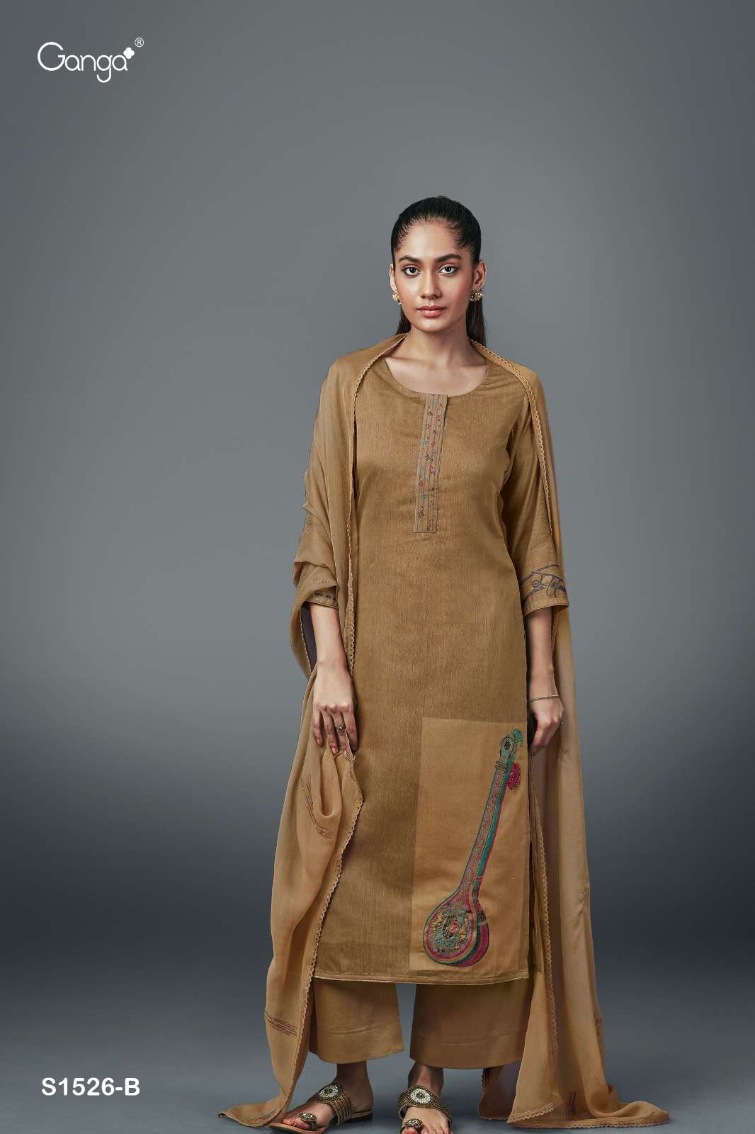 ganga neera 1526 colour series designer latest salwar kameez wholesaler surat gujarat